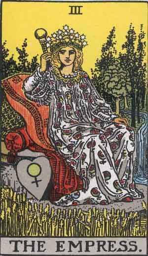 Betty Jane Ware - Image of the Empress Tarot card.