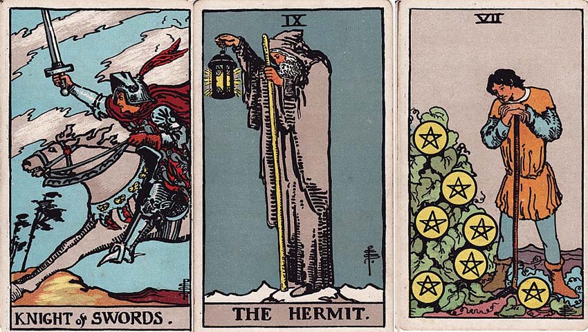 Image of Betty Jane Ware's Three Card Spread.