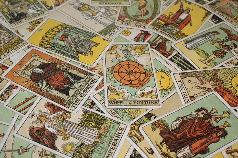 Image of Tarot Cards to for Betty Jane Ware Tarot class.