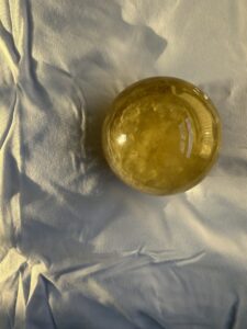 Betty Jane Ware - Lemon Quartz crystal ball.