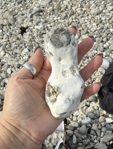 Image of Betty Jane Ware - UK Beach - hag stone.